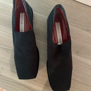 Donald Pliner square toe slip-on
